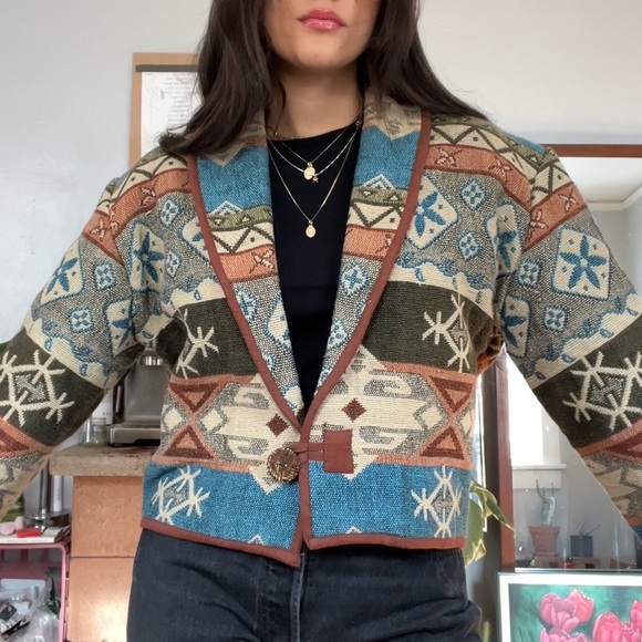 Jackets & Blazers - Vintage southwestern quilted jacket